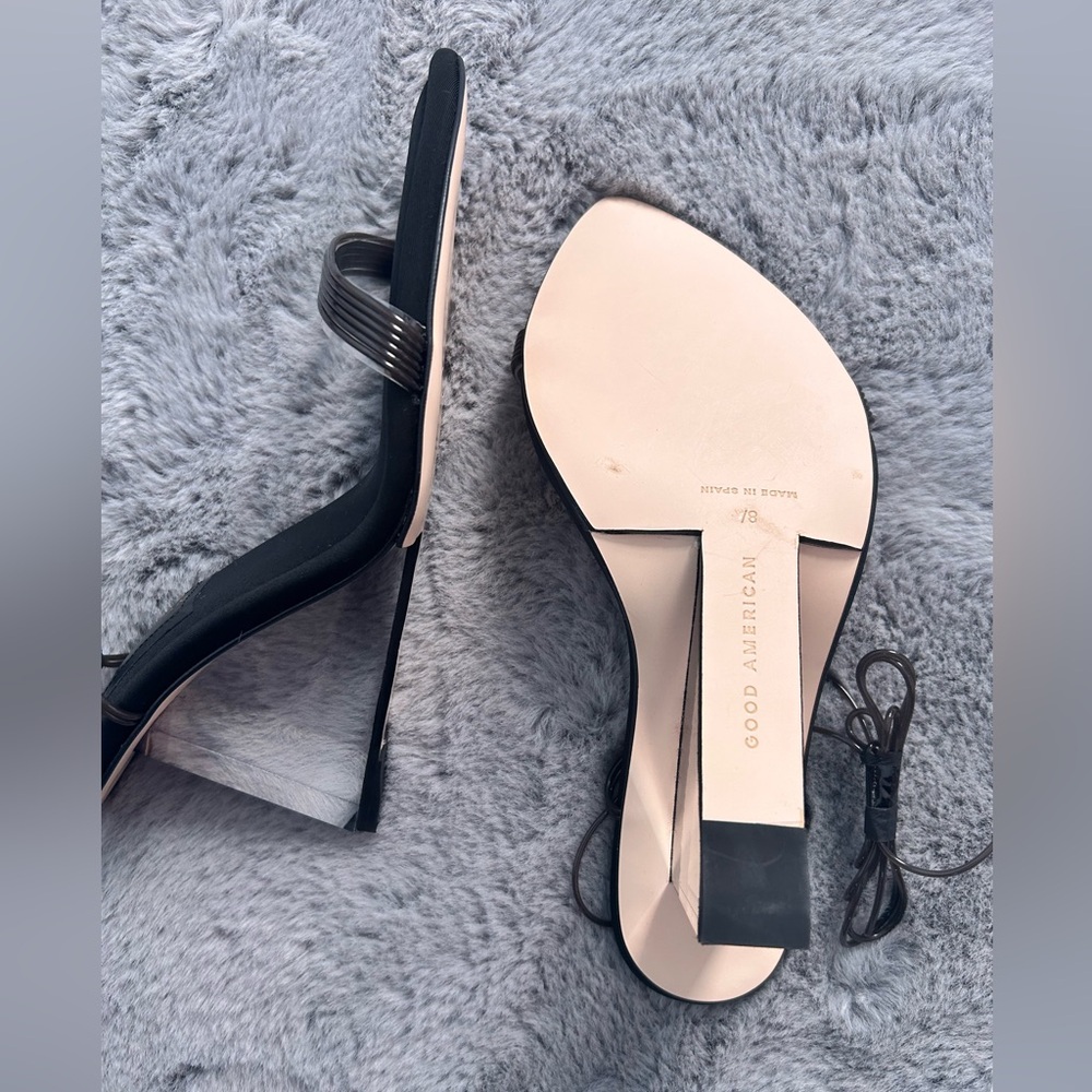 Good American Cinder F*cking Rella Wedge Size 8 - Picture 7 of 9
